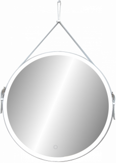 Зеркало с подсветкой Art&Max Milan 80см белый AM-Mil-800-DS-F